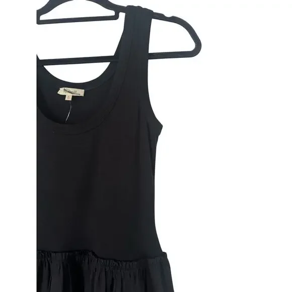 NWT Madewell Mixed Poplin Scoopneck Maxi Dress Size S - Picture 4 of 10